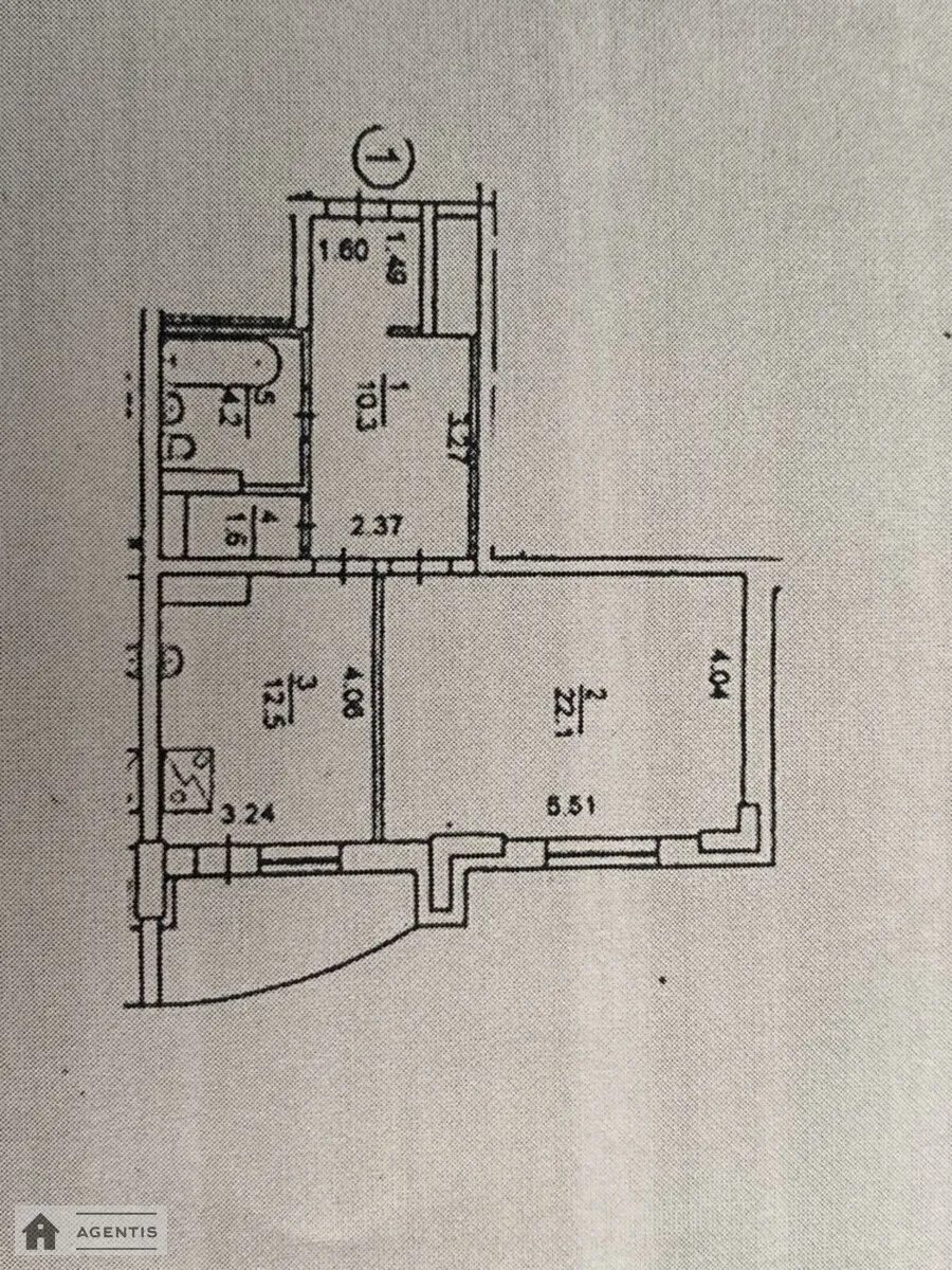 Здам квартиру 1 кімната, 53 m², 4 пов./20 поверхів. 6, Професора Підвисоцького вул., Київ. 