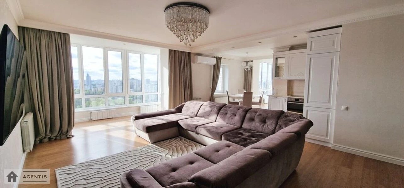 Apartment for rent 3 rooms, 120 m², 19th fl./19 floors. Solomyanskyy rayon, Kyiv. 