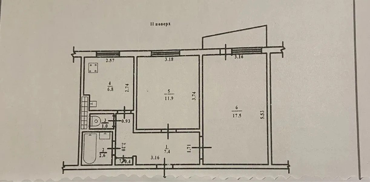 Продаж квартири 2 кімнати, 48 m², 2 пов./9 поверхів. 29, Ильфа и Петрова , Одеса. 