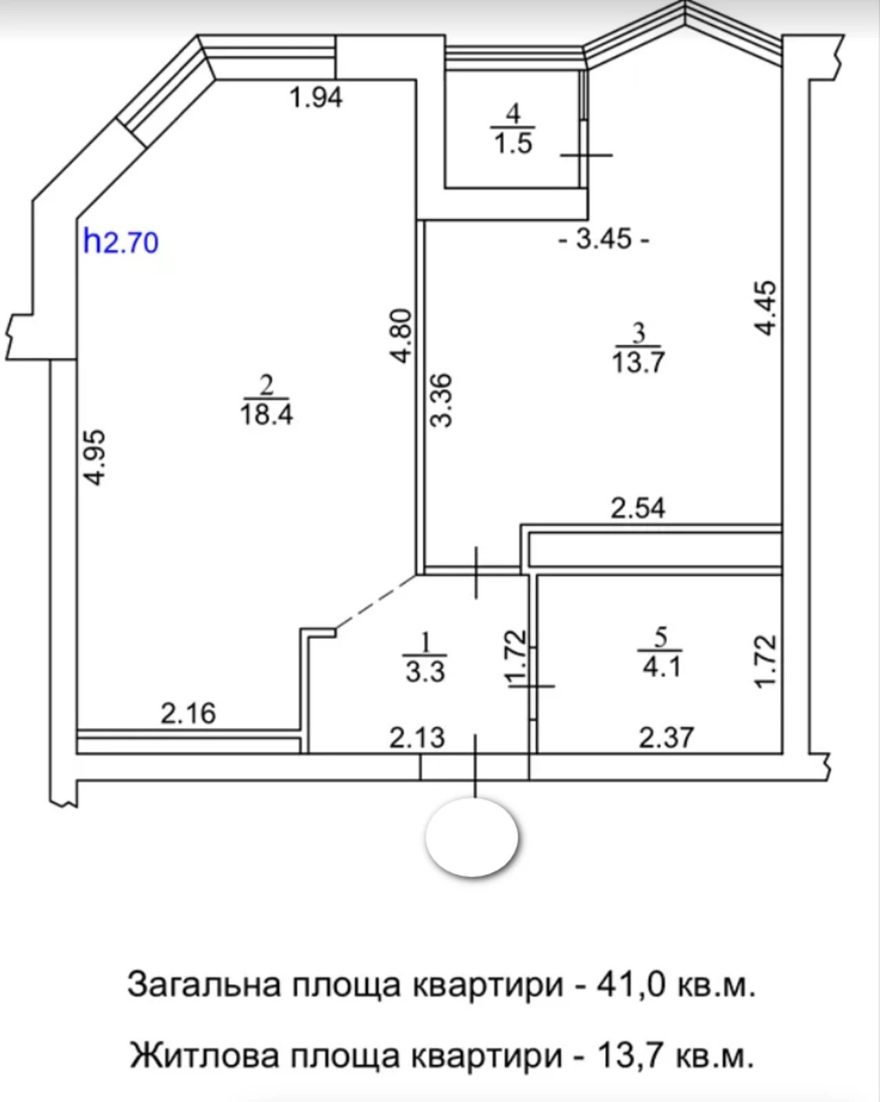 Продаж квартири 1 кімната, 41 m², 9 пов./16 поверхів. Аляска, Тернопіль. 