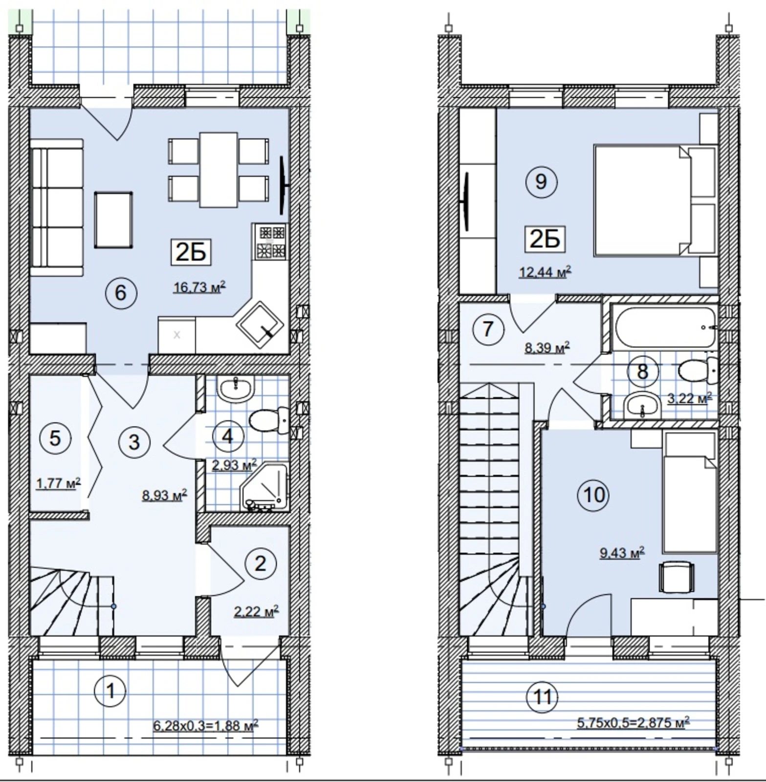 House for sale 71 m², 2 floors. 31, Odeska vul., Petrivske. 