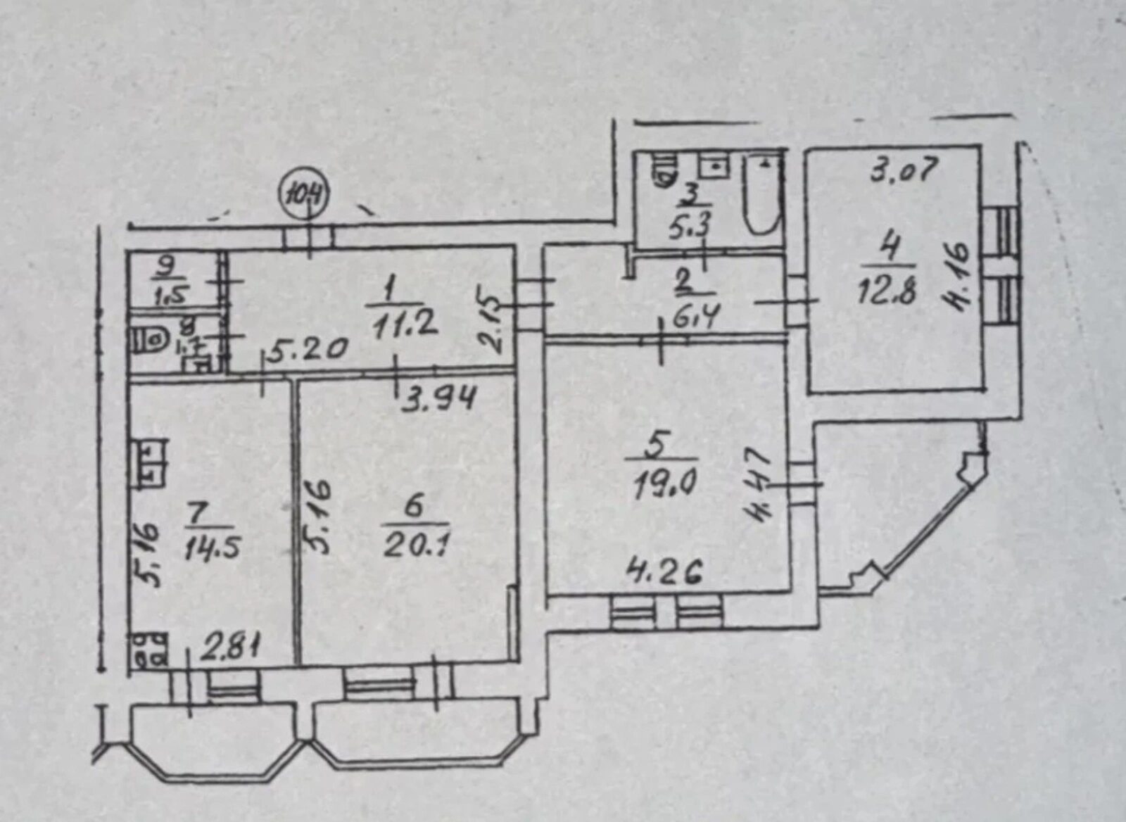 Продаж квартири 3 кімнати, 97 m², 8 пов./12 поверхів. 17, Академіка Вільямса вул. (Степана Рудницького), Київ. 