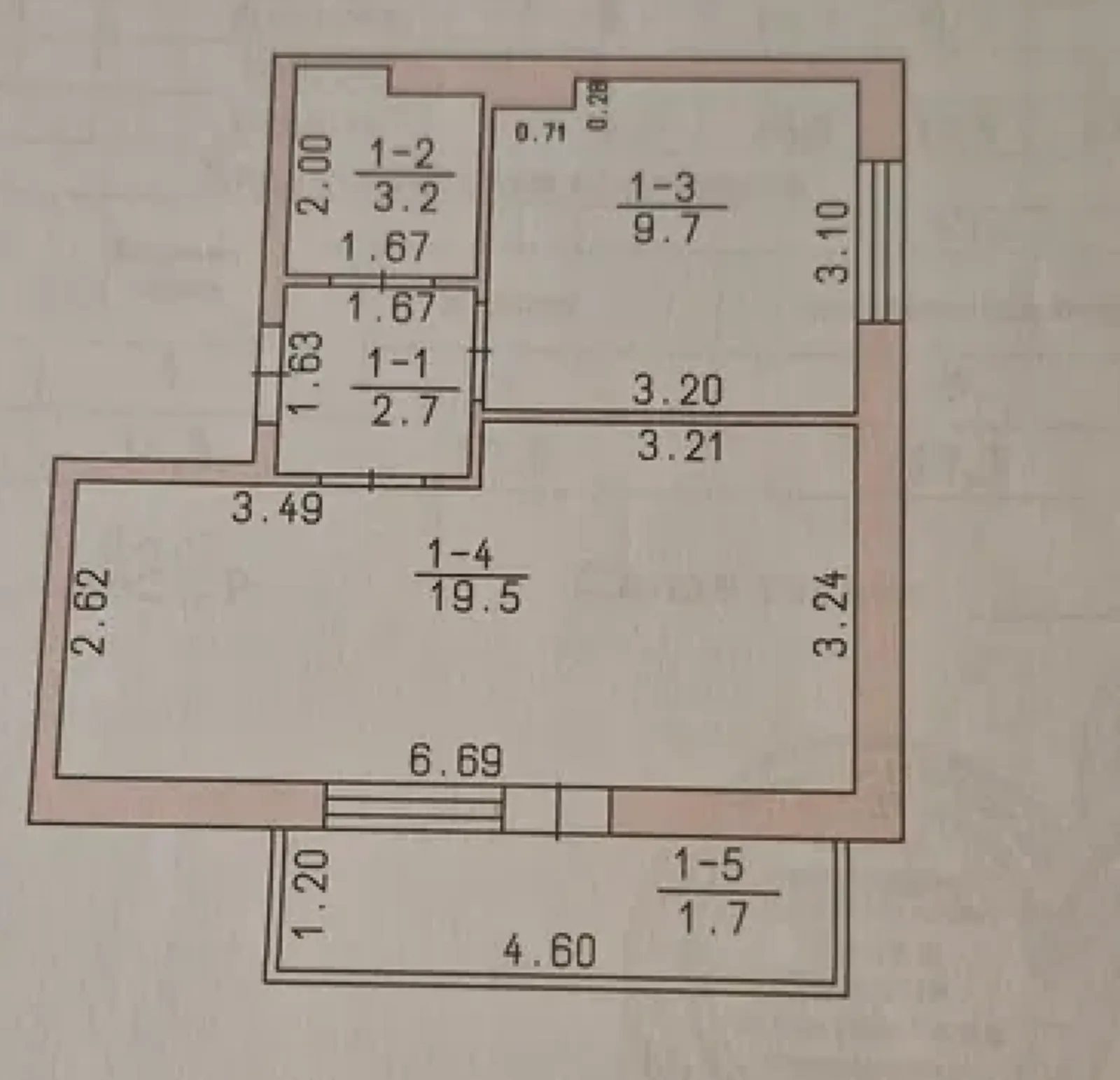 Продаж квартири 1 кімната, 368 m², 5 пов./5 поверхів. 52, Институтская ул., Червоный хутор. 