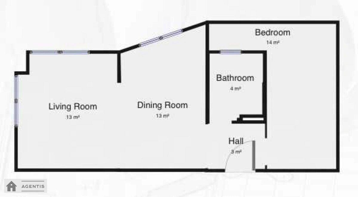 Сдам квартиру 2 комнаты, 48 m², 25 эт./27 этажей. Деснянский район, Киев. 