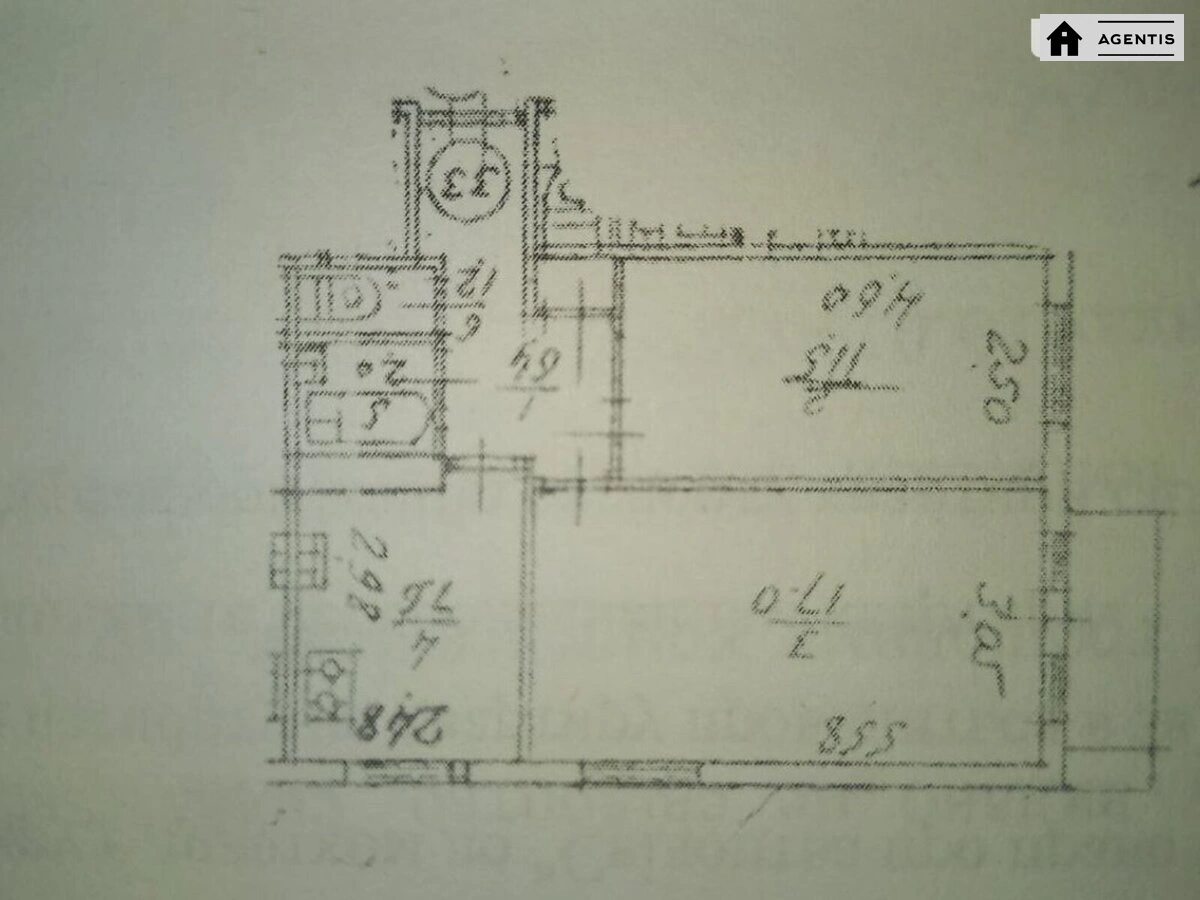 Сдам квартиру 2 комнаты, 49 m², 6 эт./9 этажей. Новгород-Сіверська вул. (Новгородська), Киев. 