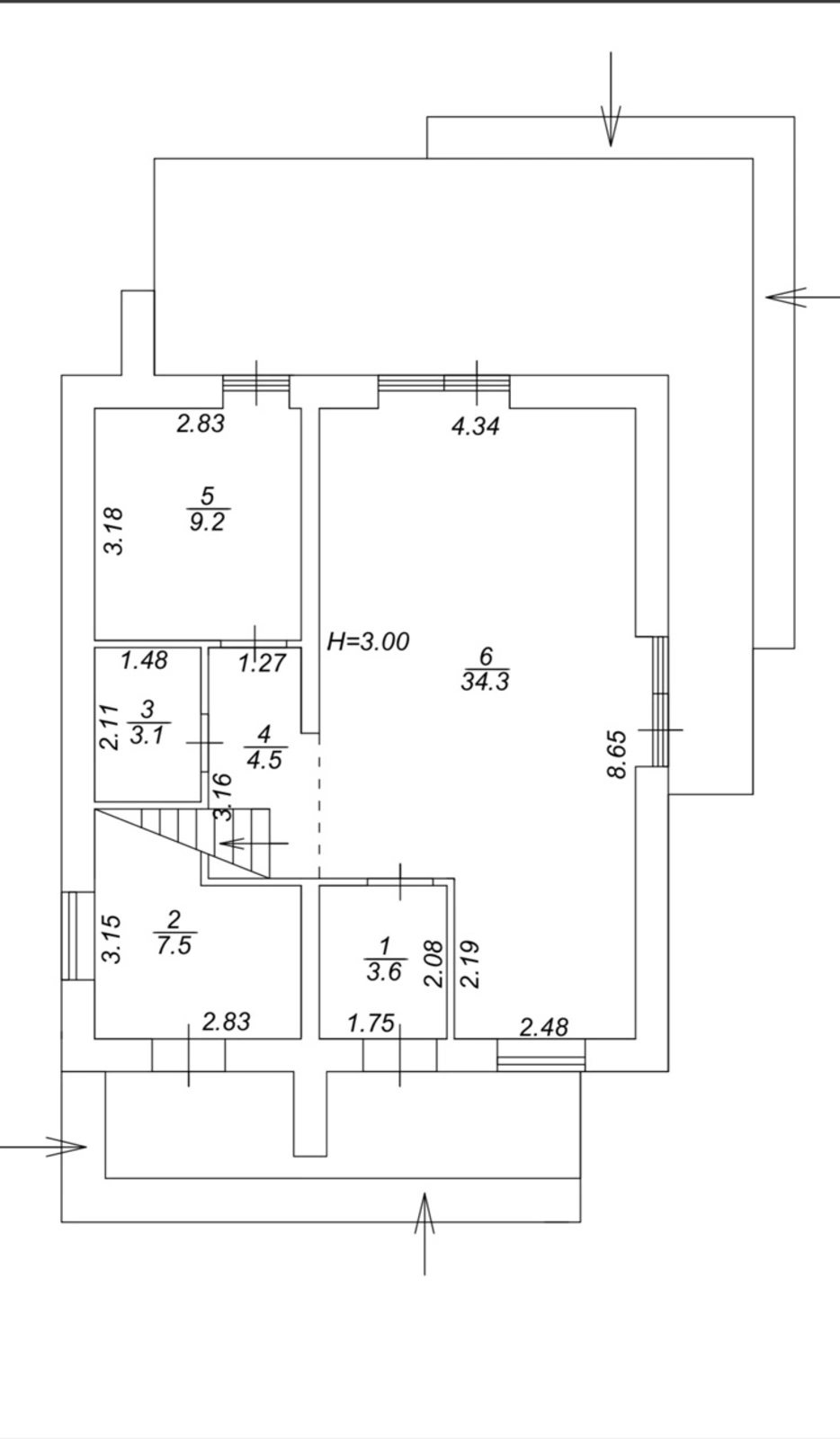 House for sale 126 m², 2 floors. Zarichna , Kryukivshchyna. 