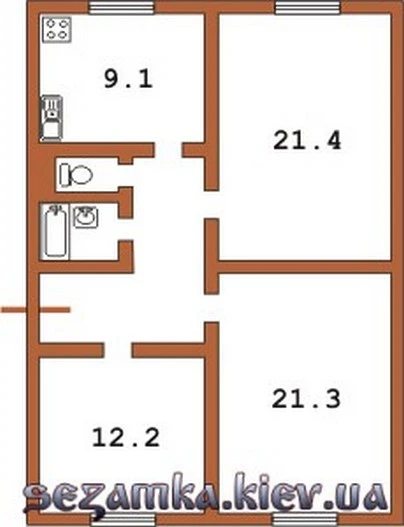 Продажа квартиры 1 комната, 22 m², 2 эт./5 этажей. 20, Бульвар Міхновського, Киев. 