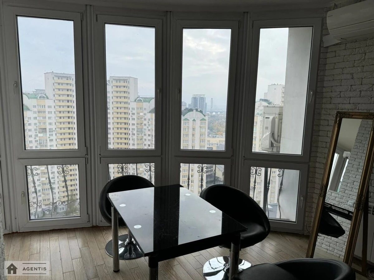 Apartment for rent 1 room, 50 m², 21st fl./25 floors. 19, Dniprovs'ka embankment 19, Kyiv. 