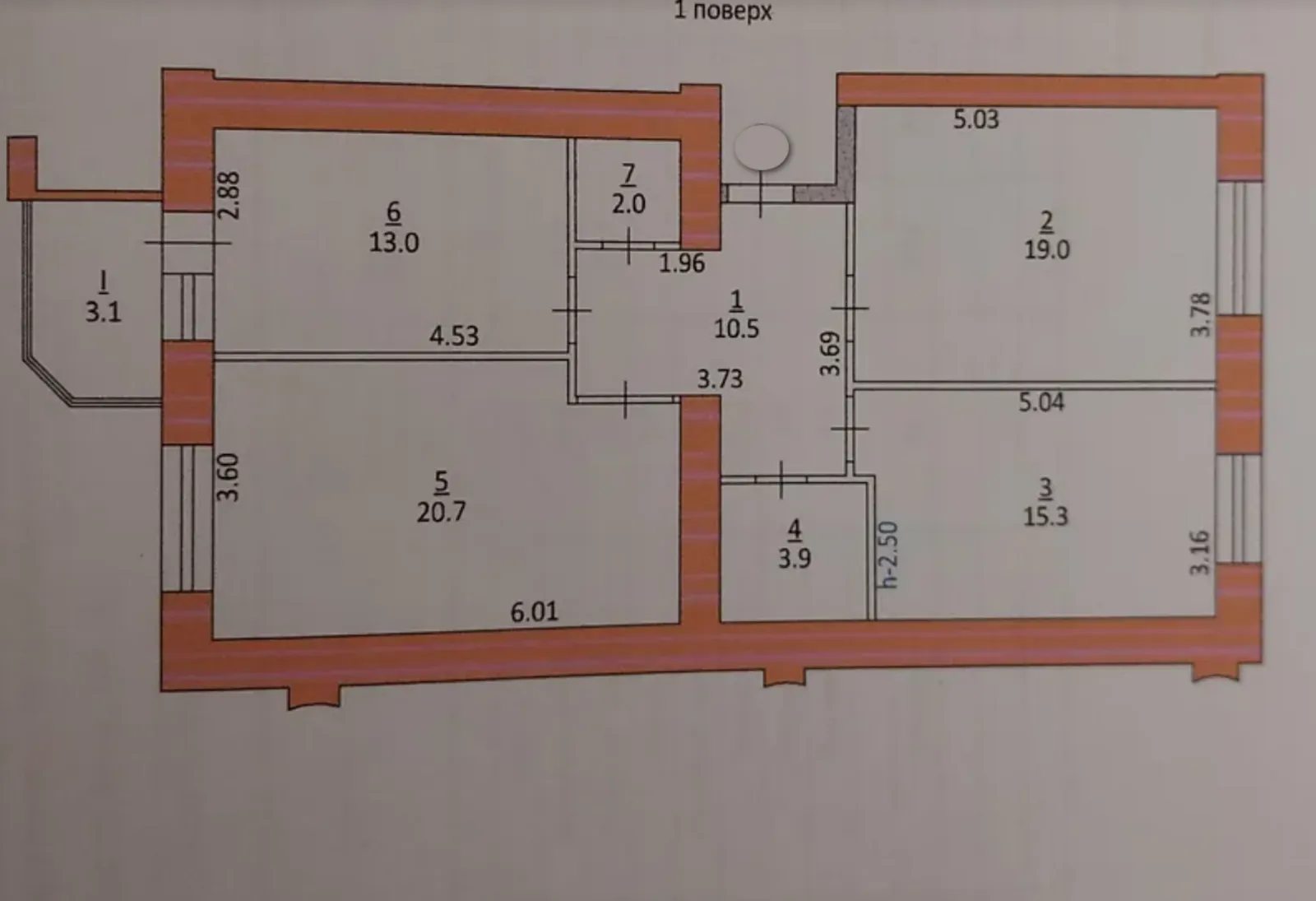 Продаж квартири 3 кімнати, 87 m², 1 пов./10 поверхів. Бам, Тернопіль. 