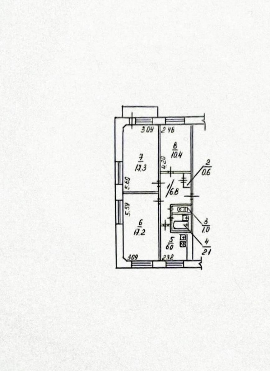 Продаж квартири 3 кімнати, 623 m², 4 пов./5 поверхів. Королевой Г. ул., Дніпро. 