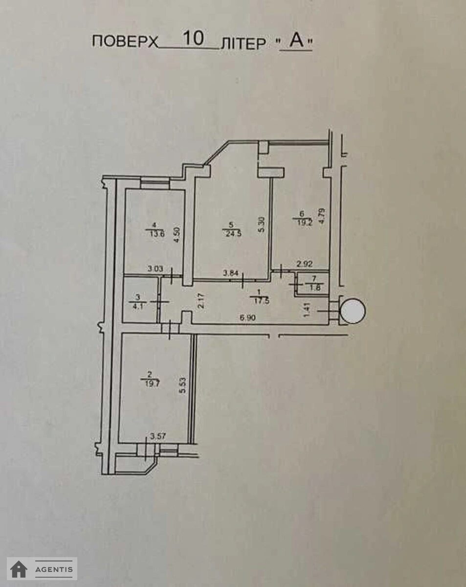 Здам квартиру 3 кімнати, 101 m², 10 пов./13 поверхів. 60, Юлії Здановської вул. (Михайла Ломоносова), Київ. 