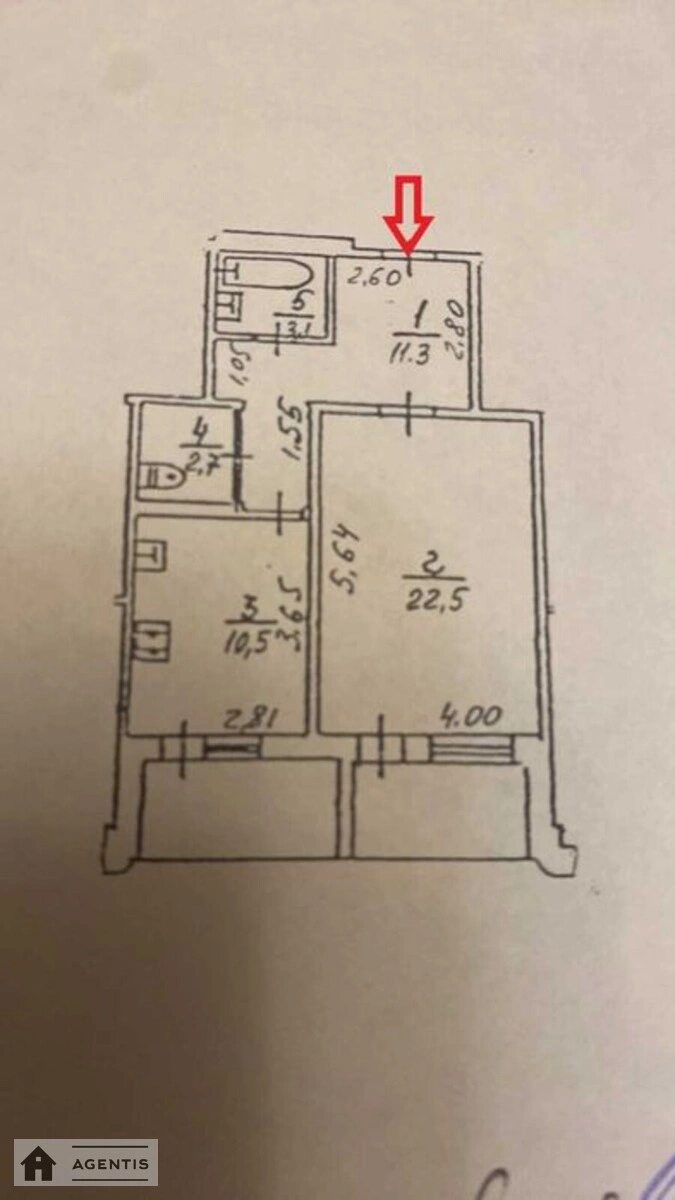 Apartment for rent 1 room, 51 m², 13th fl./16 floors. 2, Yakuba Kolasa 2, Kyiv. 