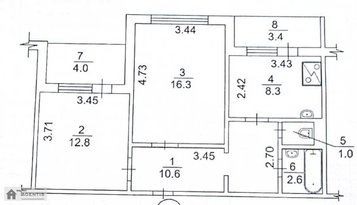 Здам квартиру 2 кімнати, 59 m², 6 пов./16 поверхів. 5, Василя Іваниса вул. (Миколи Матеюка), Київ. 