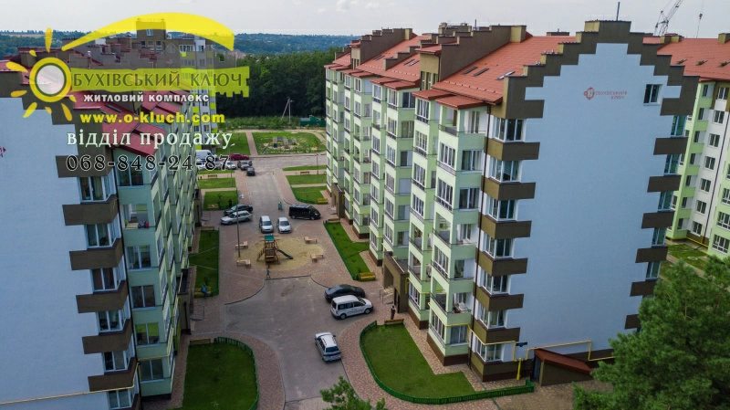 Продаж квартири. 1 room, 49 m², 1st floor/9 floors. 9, Обуховский ключ, Обухов. 