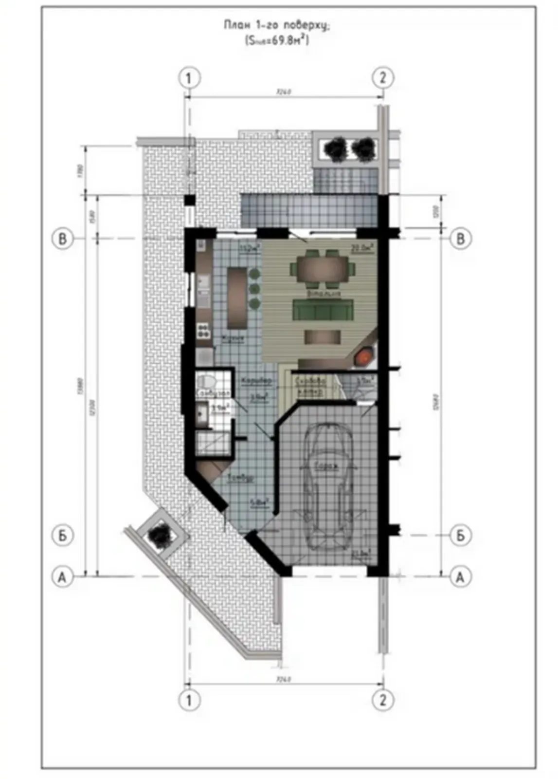 Продаж будинку 250 m², 3 поверхи. Петриков. 