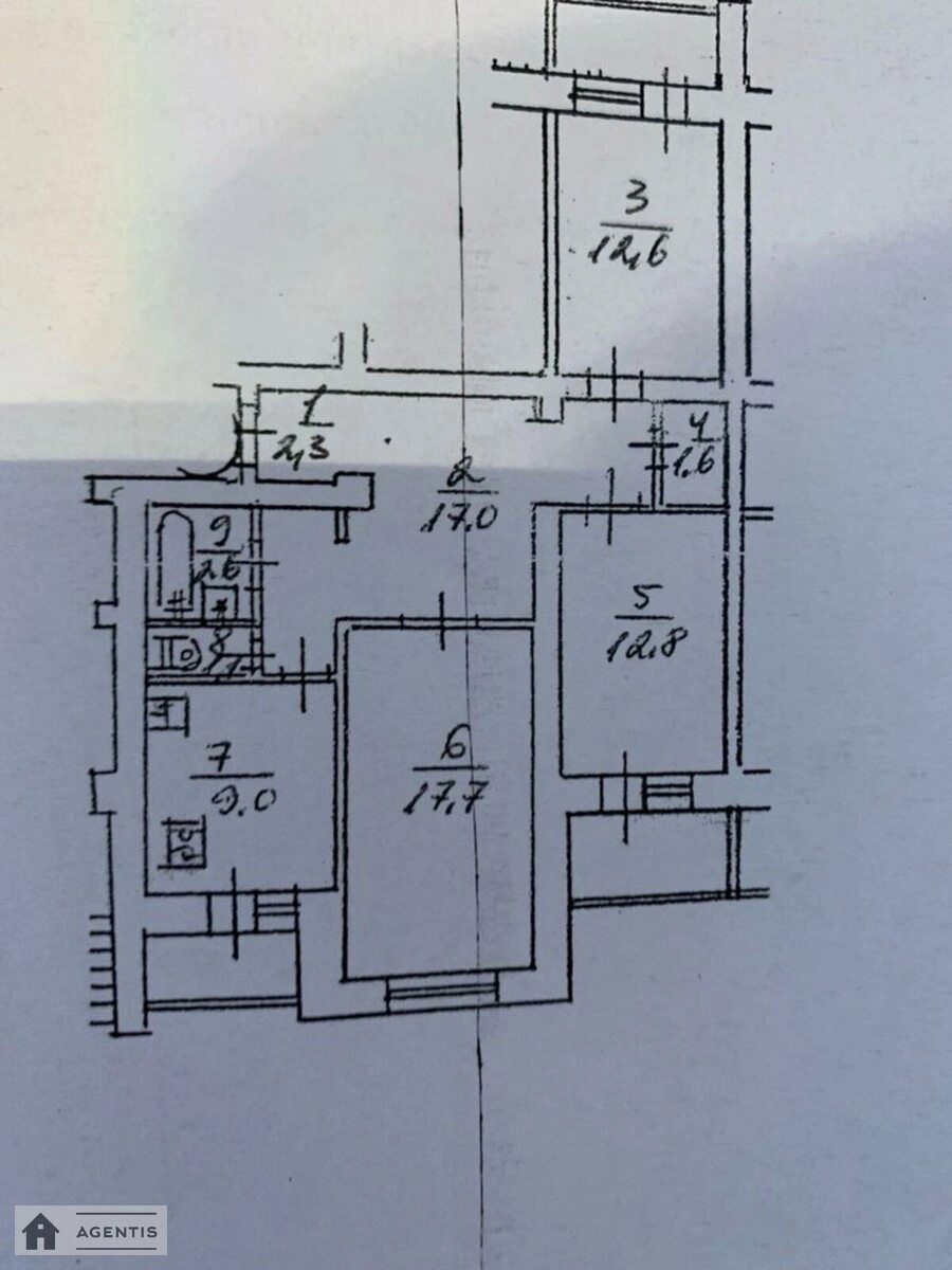 Сдам квартиру 3 комнаты, 77 m², 5 эт./18 этажей. Святошинский район, Киев. 