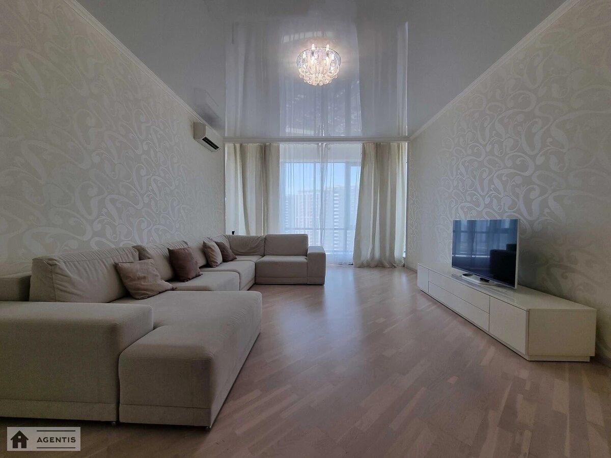 Сдам квартиру 2 комнаты, 84 m², 16 эт./23 этажа. 14, Днепровская набережная 14, Киев. 