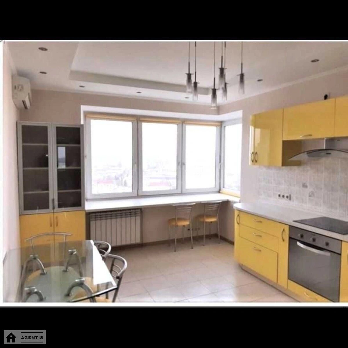 Apartment for rent 1 room, 47 m², 14th fl./19 floors. Yuriya Lytvynskoho vul. Rosiyska, Kyiv. 