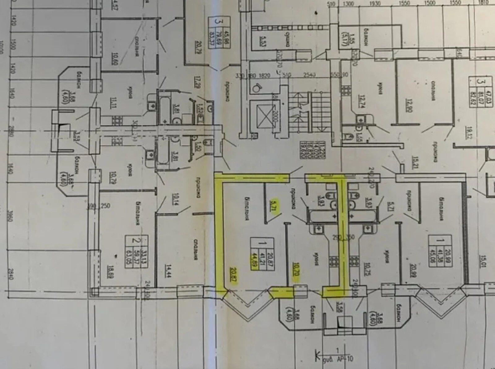 Продаж квартири 1 кімната, 44 m², 8 пов./10 поверхів. Бам, Тернопіль. 