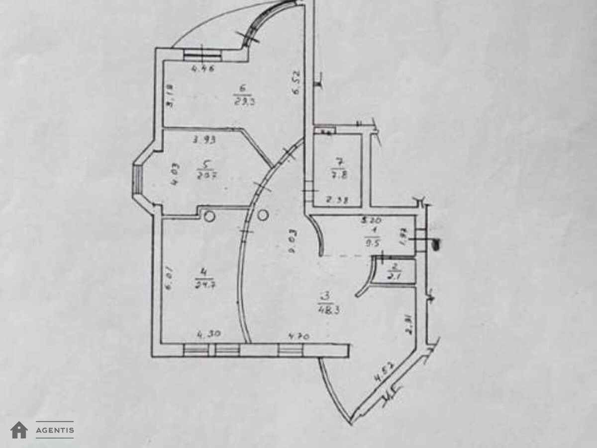 Здам квартиру 4 кімнати, 144 m², 8 пов./9 поверхів. Лисенка, Київ. 