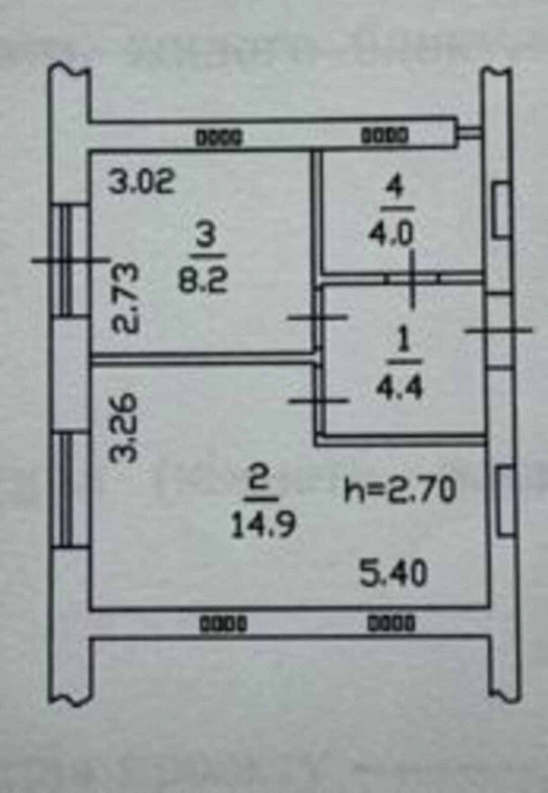 Продаж квартири 1 кімната, 32 m², 3 пов./9 поверхів. 18, Героїв Небесної Сотні , Софіївська Борщагівка. 