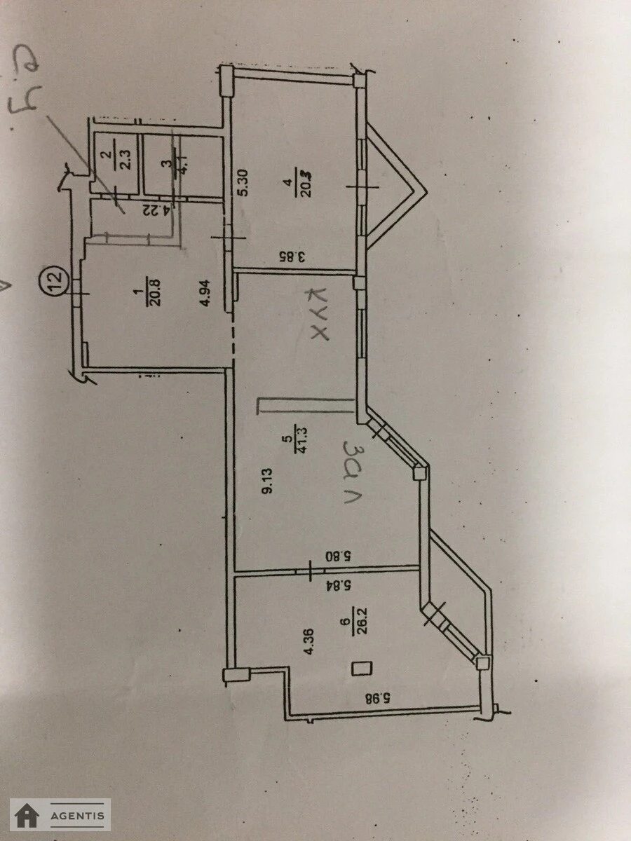 Здам квартиру 3 кімнати, 118 m², 4 пов./9 поверхів. 36, Бульварно-Кудрявська вул. (Воровського), Київ. 