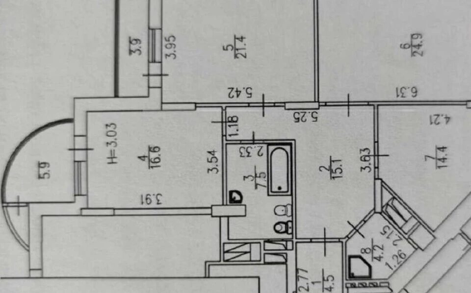 Здам квартиру 3 кімнати, 125 m², 14 пов./20 поверхів. 7, Лесі Українки 7, Київ. 