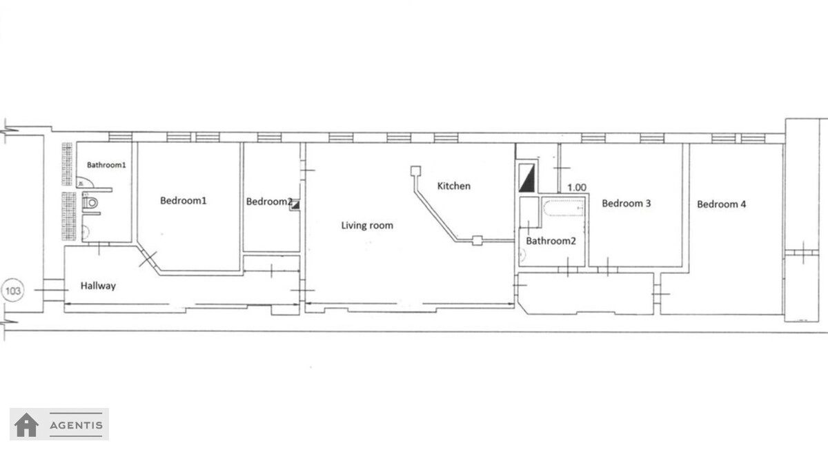 Здам квартиру 5 кімнат, 144 m², 5 пов./5 поверхів. Шевченківський район, Київ. 