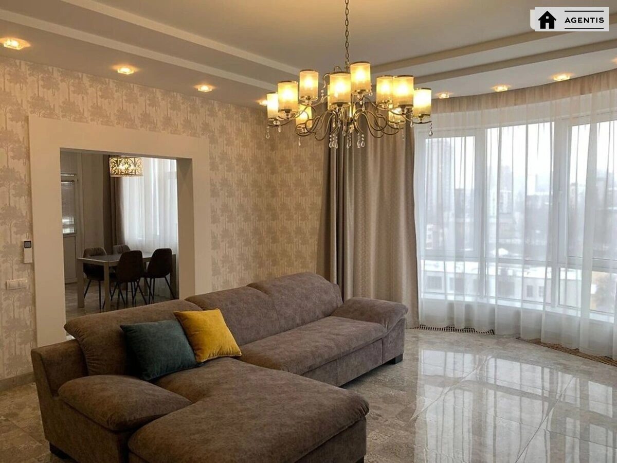 Apartment for rent 3 rooms, 128 m², 11th fl./25 floors. 37, Vasylya Tyutyunnyka vul. Anri Barbyusa, Kyiv. 