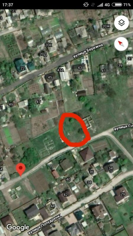 Land for sale for residential construction. Hylyarovskoho, Dnipro. 