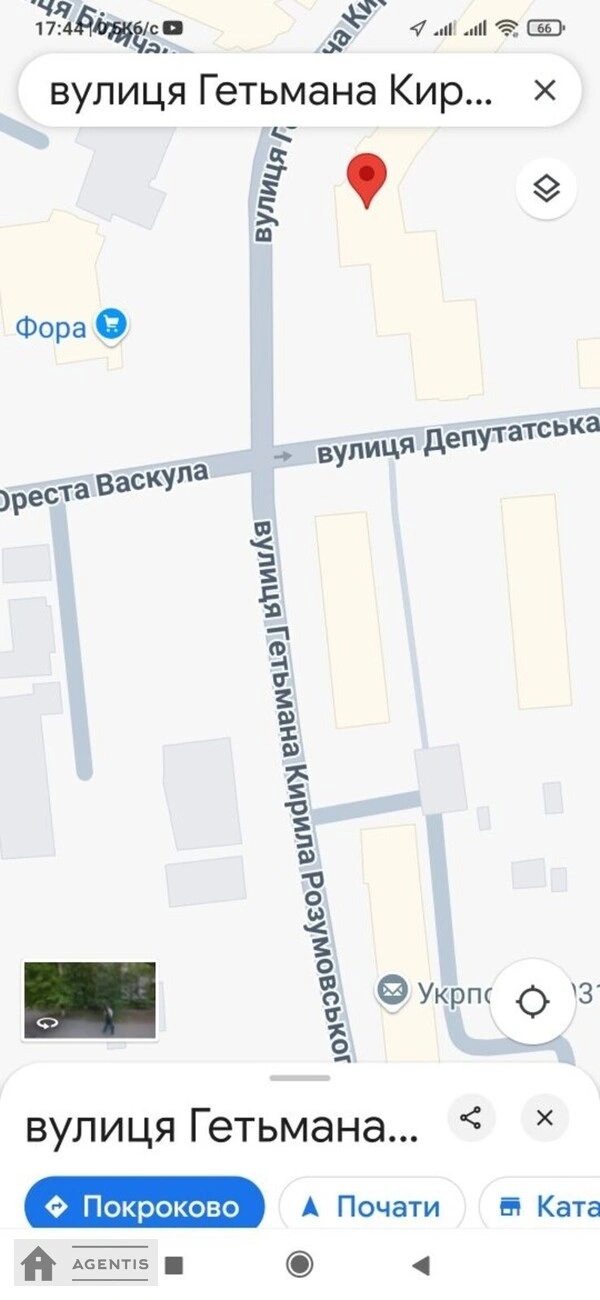 Здам квартиру 1 кімната, 50 m², 8 пов./9 поверхів. 10, Гетьмана Кирила Разумовського вул. (Миколи Краснова), Київ. 