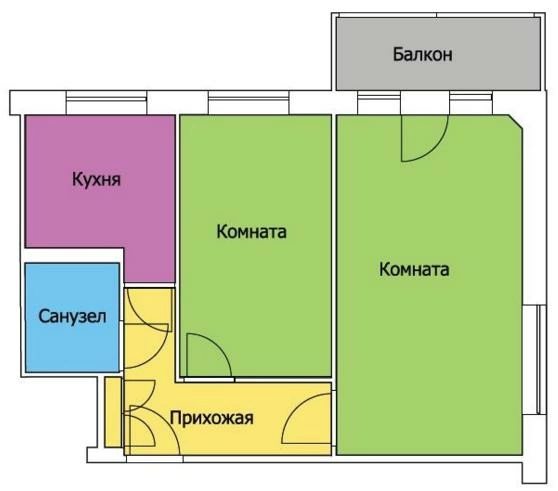 Продаж квартири 2 кімнати, 45 m², 3 пов./5 поверхів. 16, Фонтанская дорога, Одеса. 