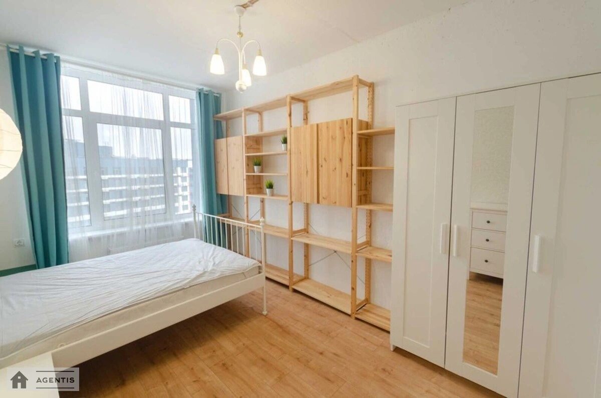 Apartment for rent 1 room, 46 m², 25th fl./25 floors. 6, Yevhena Sverstyuka vul. Maryny Raskovoyi, Kyiv. 