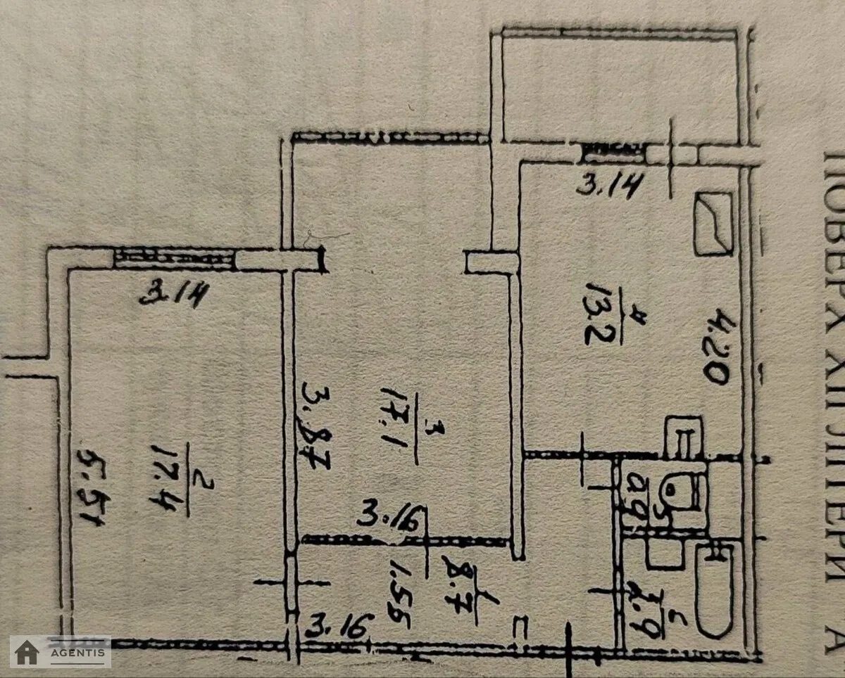 Сдам квартиру 2 комнаты, 65 m², 12 эт./16 этажей. 56, Харьковское 56, Киев. 