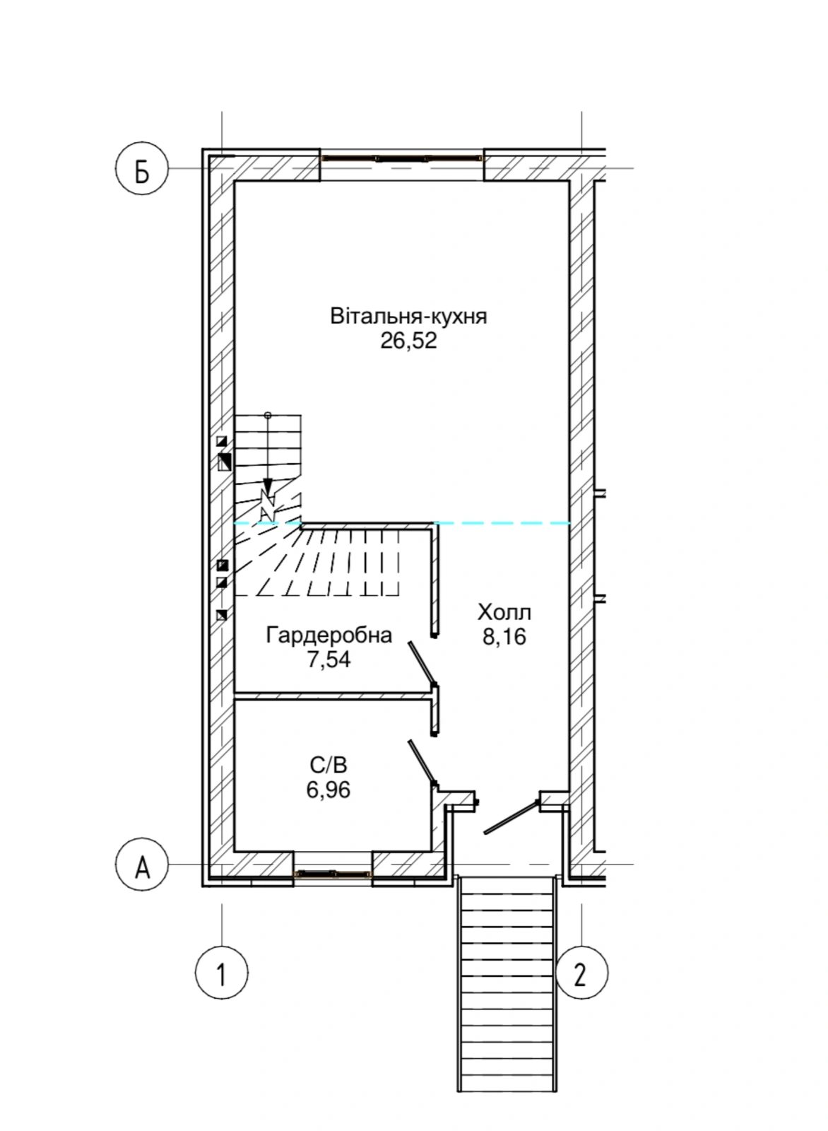 Продаж будинку 150 m², 3 поверхи. Петриков. 