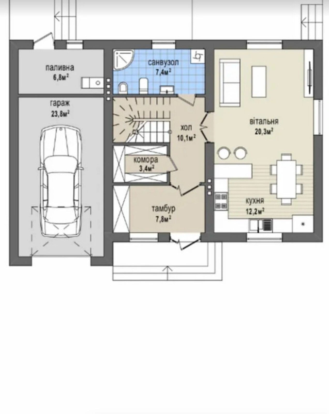 Продаж будинку 156 m², 2 поверхи. Великая Березовица. 