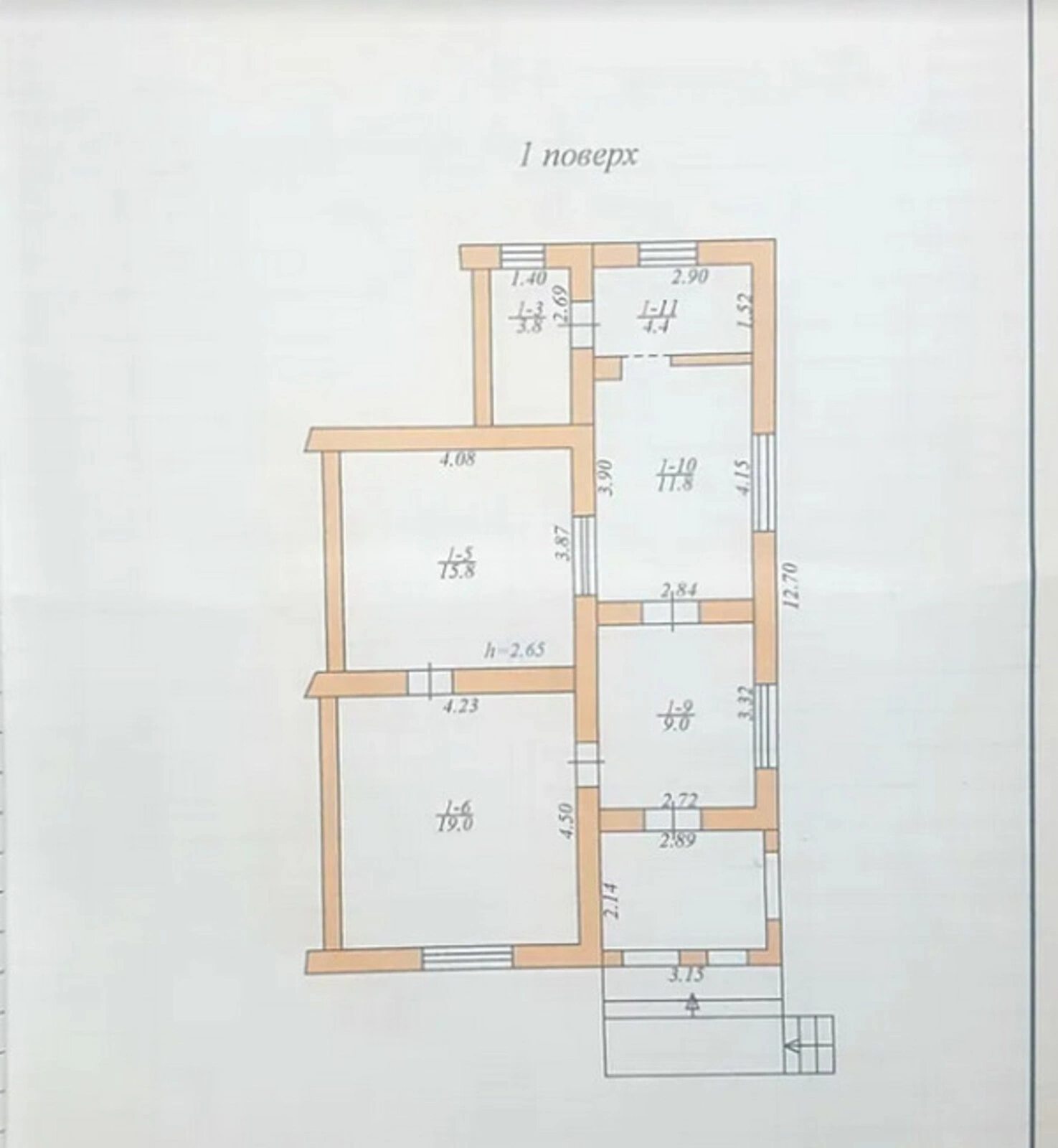 Продаж будинку 64 m², 1 пов.. Дружба, Тернопіль. 