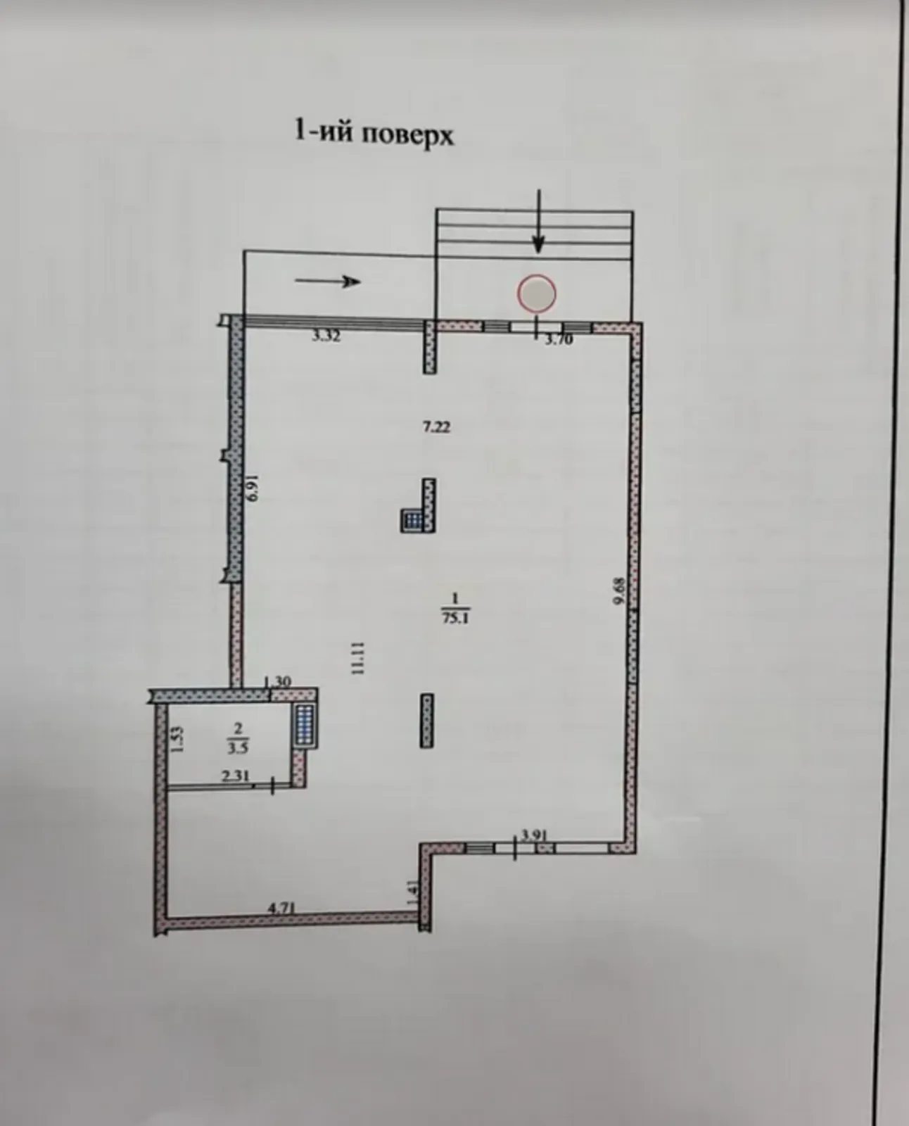 Продам нерухомість під комерцію 78 m², 1 пов./9 поверхів. Оболоня, Тернопіль. 