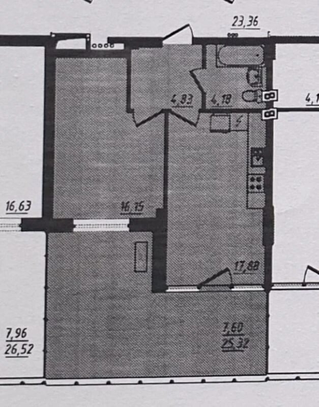 Здам квартиру 2 кімнати, 51 m², 2 пов./16 поверхів. 111, Жукова Маршала ул., Одеса. 