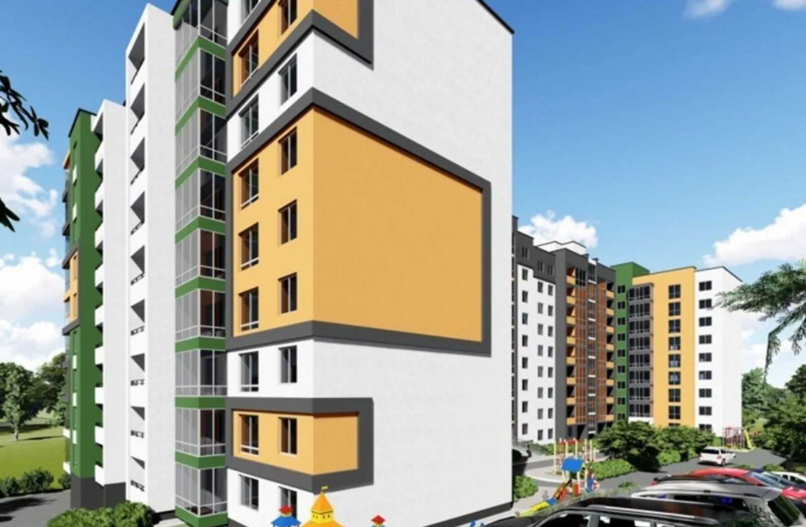 Apartments for sale. 1 room, 47 m², 6th floor/9 floors. Obolonya, Ternopil. 