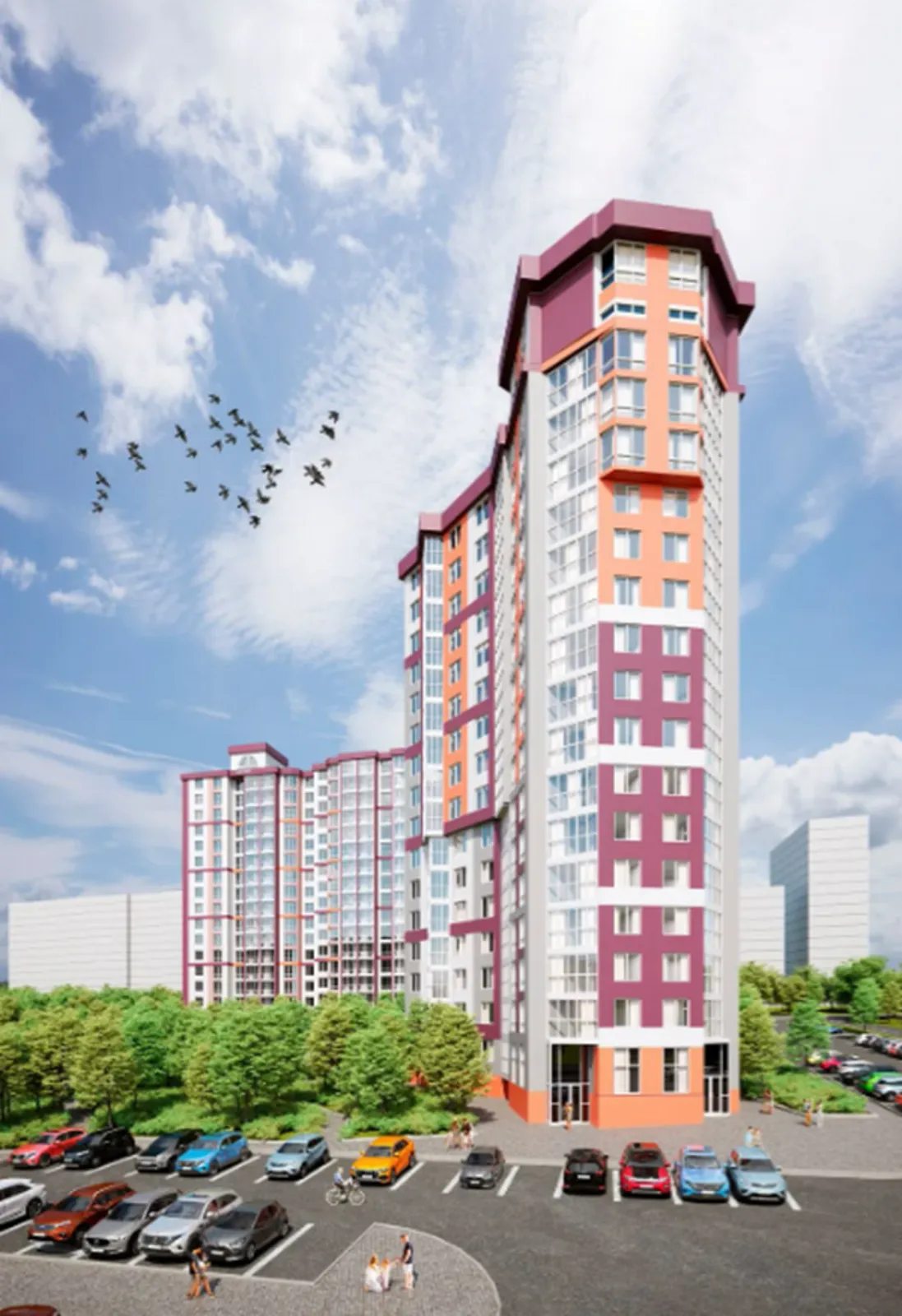 Продаж квартири. 1 room, 45 m², 14 floor/16 floors. Восточный, Тернопіль. 