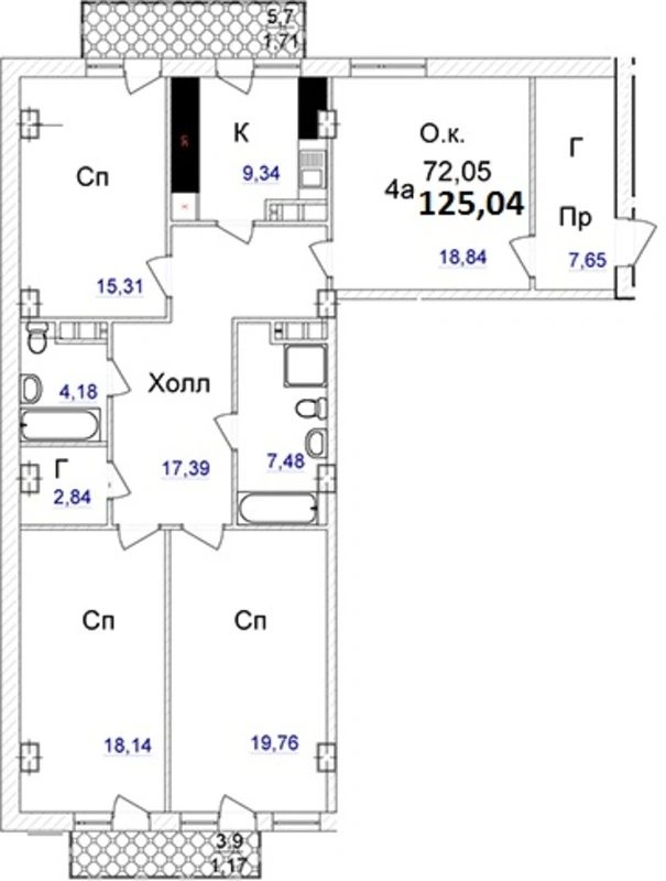 Продаж квартири. 3 rooms, 125 m², 3rd floor/10 floors. 15, Отрадная ул., Одеса. 