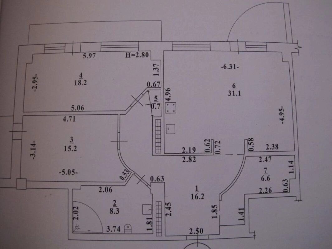 Продаж квартири. 3 rooms, 105 m², 9th floor/17 floors. 8, Армейская , Одеса. 