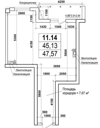 Продаж квартири. 1 room, 47 m², 11 floor/12 floors. 2, Куликовский 2 пер., Одеса. 