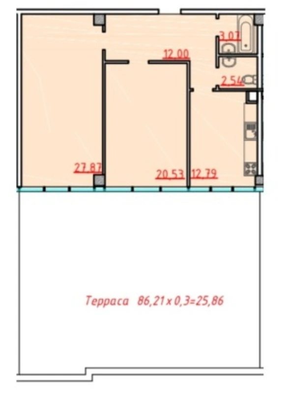 Apartments for sale. 2 rooms, 165 m², 9th floor/17 floors. Bolshaya Arnautskaya ul., Odesa. 