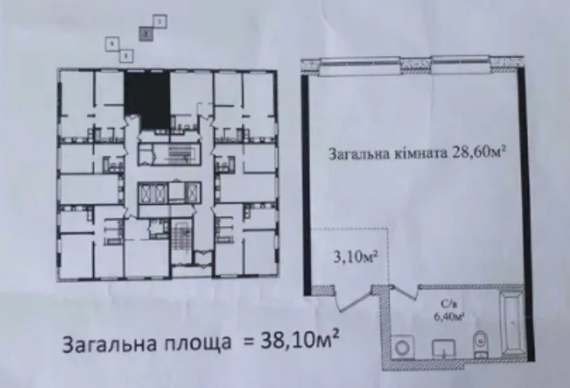 Продаж квартири. 1 room, 38 m², 17 floor/24 floors. 4, Гагаринское плато , Одеса. 