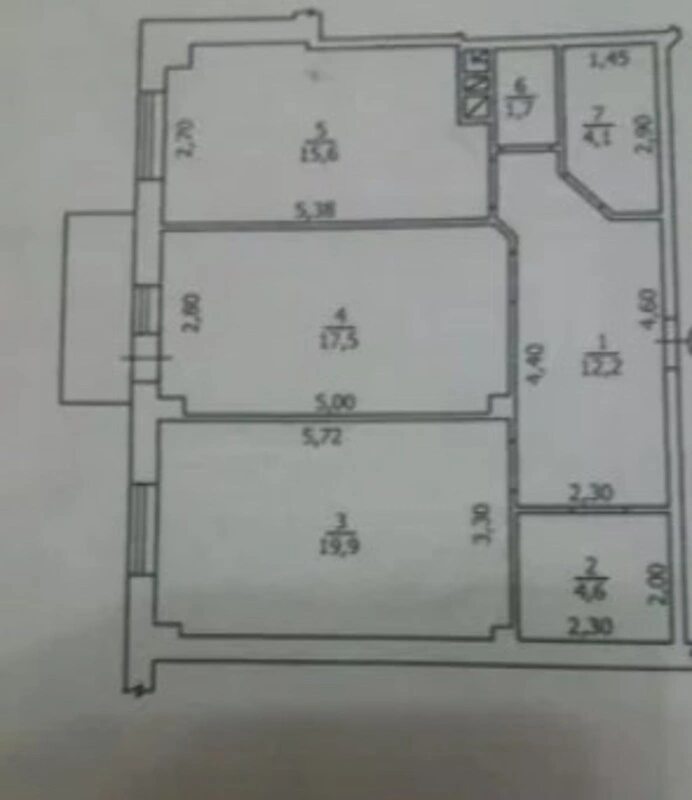 Продаж квартири. 2 rooms, 76 m², 7th floor/18 floors. 56, Жаботинского ул., Одеса. 