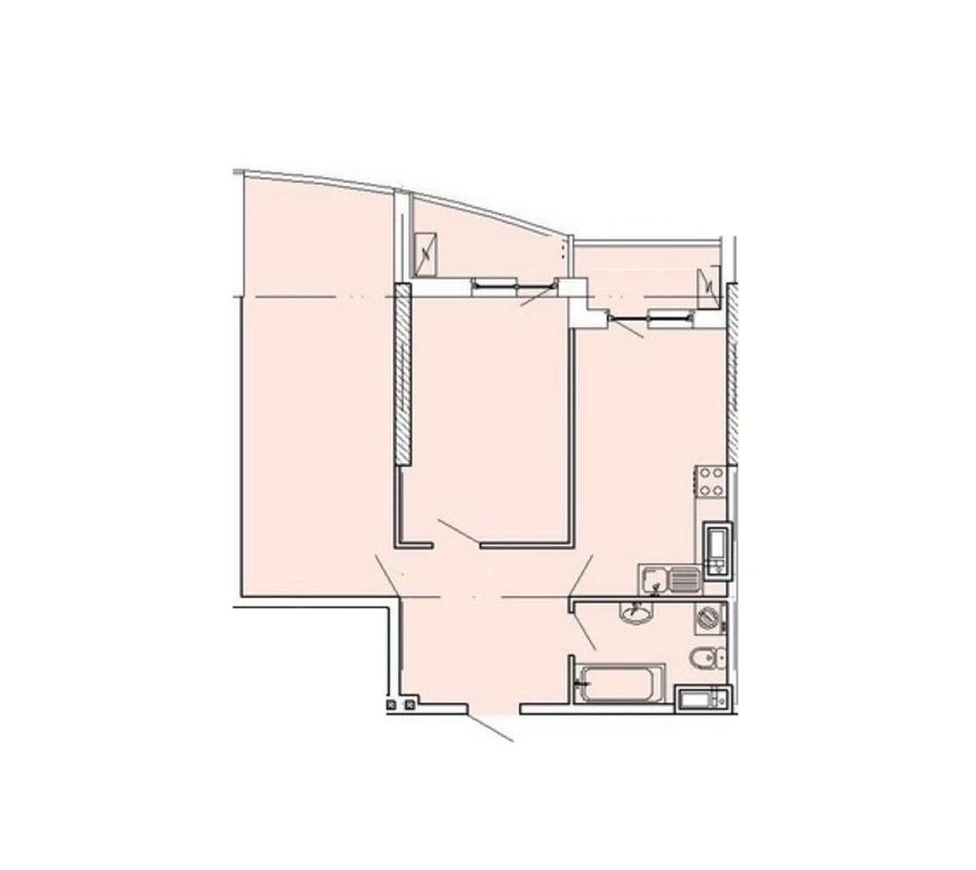Apartments for sale. 2 rooms, 69 m², 11 floor/19 floors. 2, Kordonnyy per., Odesa. 
