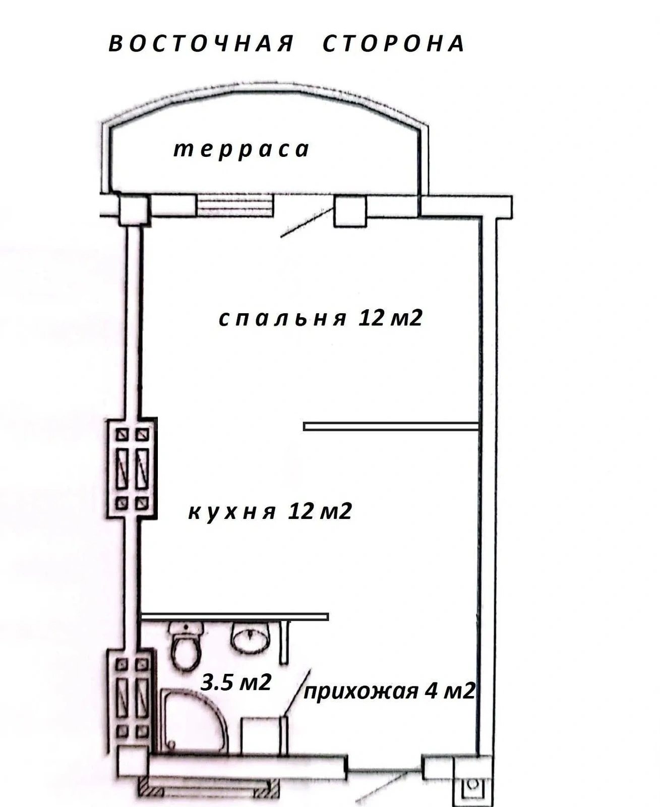 Продаж квартири 1 кімната, 32 m², 9 пов./12 поверхів. 11, Цветаева ул., Одеса. 