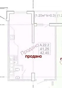 Продаж квартири 1 кімната, 42 m², 22 пов./26 поверхів. 25, Фонтанська дор., Одеса. 